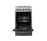 Cocina a gas 20" de piso 4h c/horno Plateada Vene Hogar