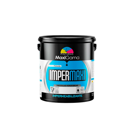 Pintura Industrial a base de agua Maxi Impermeabilizante Int/Ext Maxigama