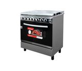 Cocina a gas 30" de piso 6h c/horno acero inox Newkool