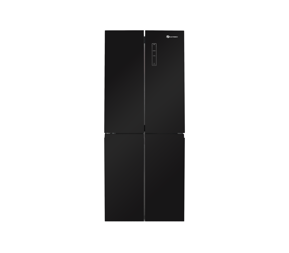 Nevera Cross Door 400lts sj-520sp espejo negro Sj Electronics