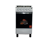 Cocina a gas 20" de piso 4 hornillas blanca Sj-20B4HJ Sj Electronics