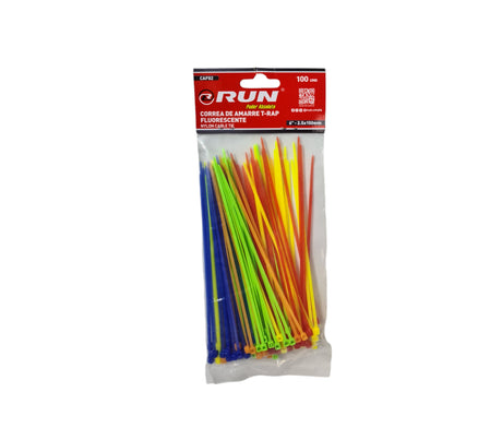 Correa de amarre nylon Fluorescente T-rap Run