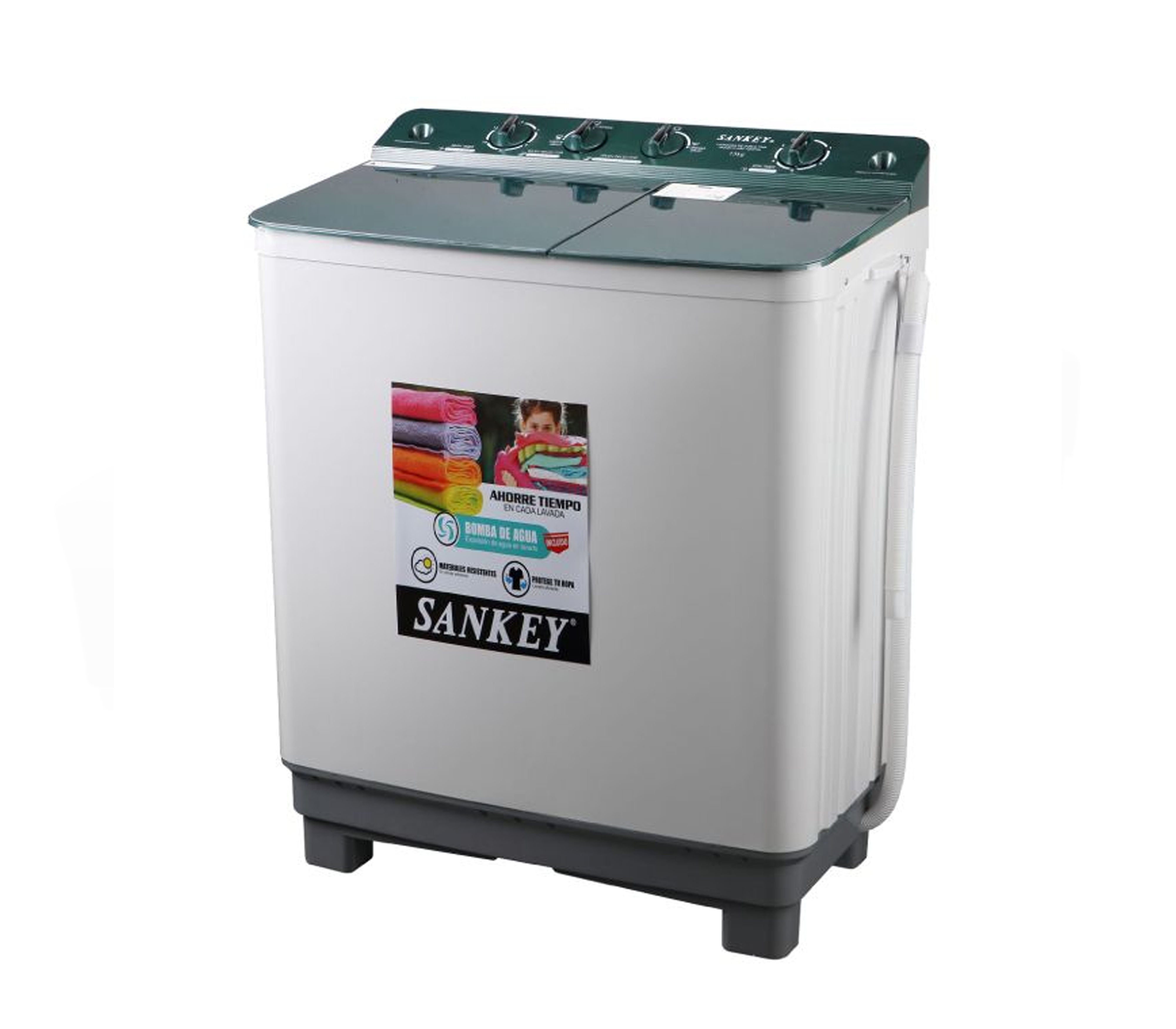 Lavadora Semi-Automática Doble Tina Sankey WM-6061 con 6 Kg de Capacid –  Leys