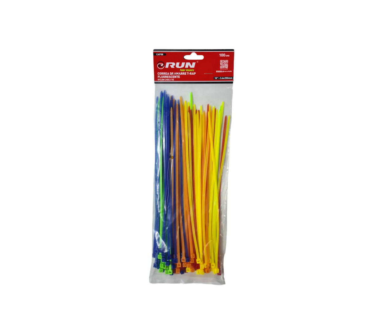 Correa de amarre nylon Fluorescente T-rap Run