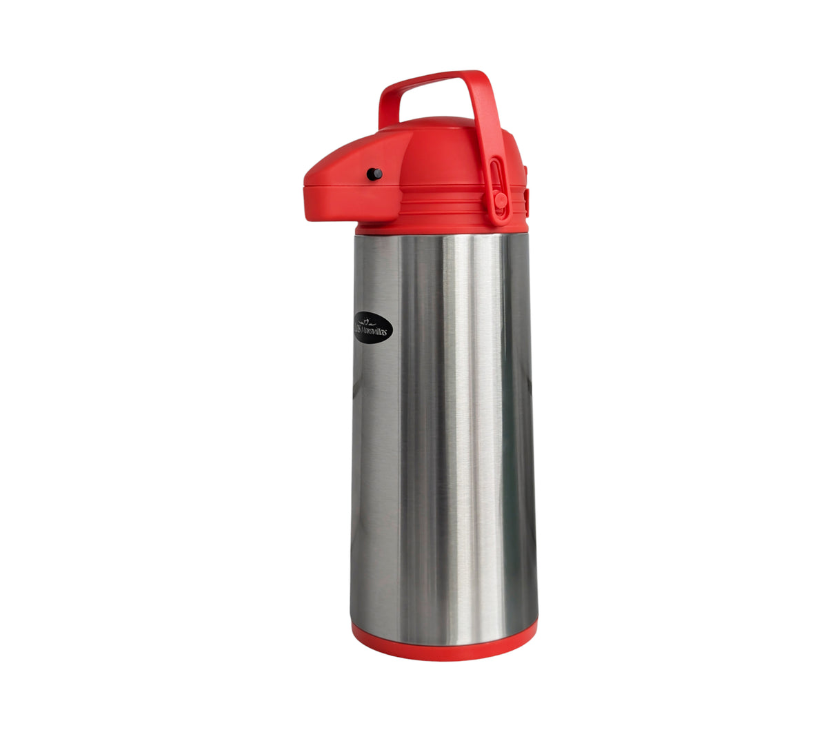 Termo de café con bomba 1.9 litros vaccum flask rojo Las Maravillas