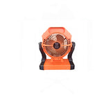 Ventilador recargable con rociador de agua 8" Naranja Roccia