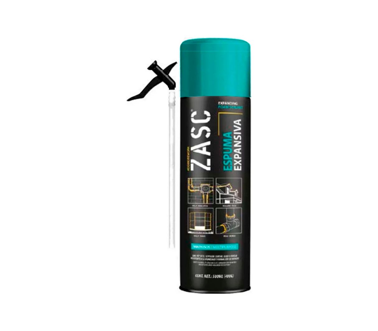 Espuma expansiva spray 300ml cod.4-802 Zasc