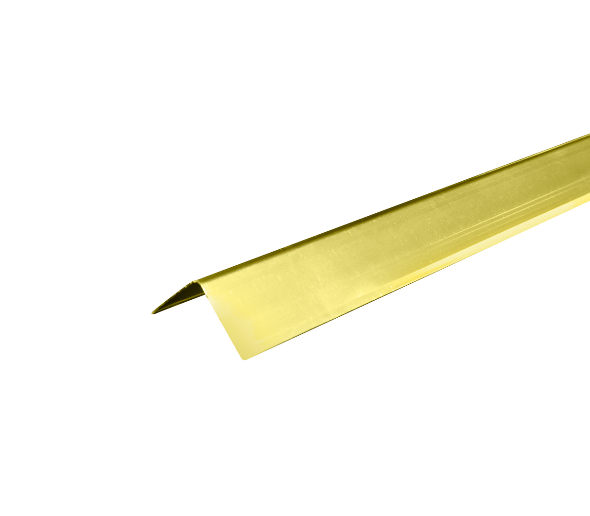 Perfil de aluminio 2cm en L line 2.45m gold Powerfik