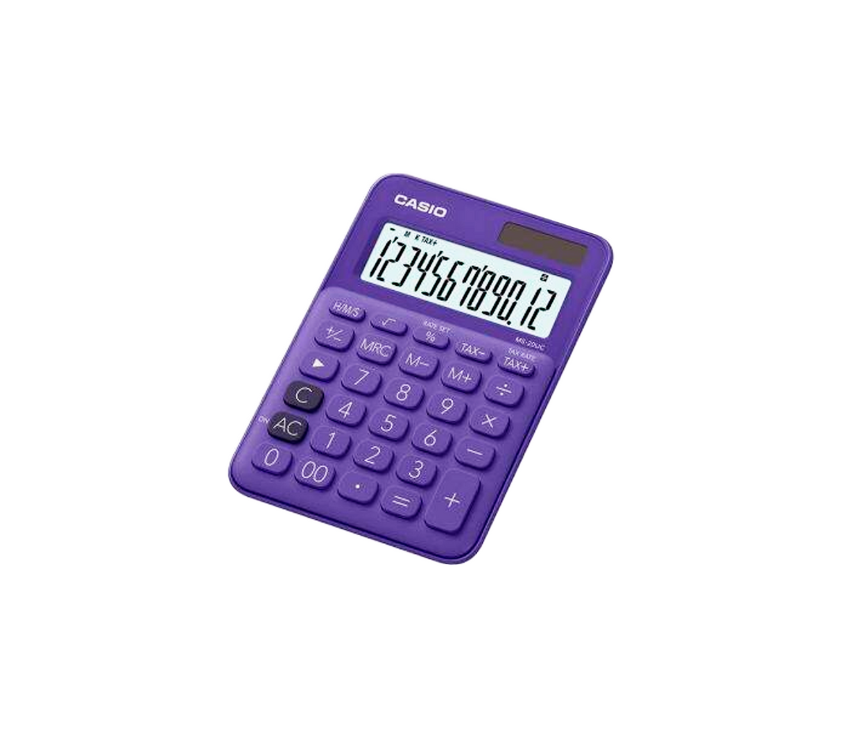 Calculadora de escritorio 12 dígitos morado Casio