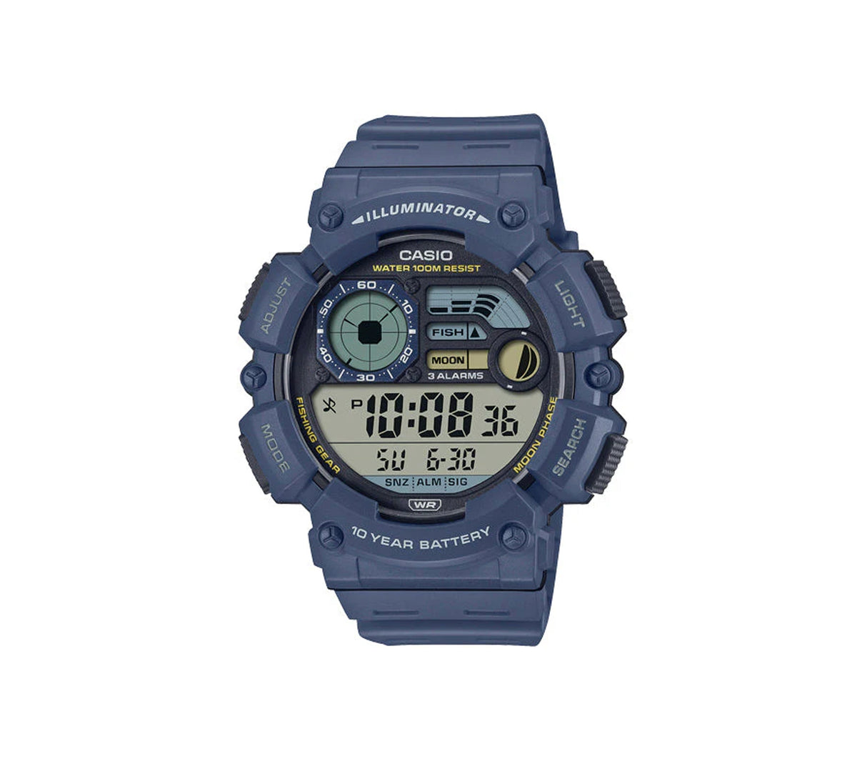 Reloj digital Illuminator para caballero azul Casio