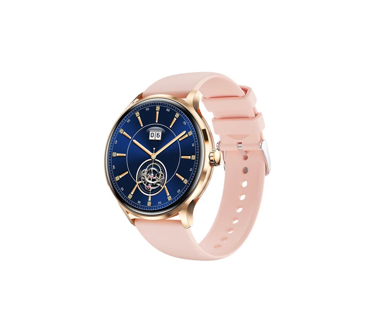 Reloj inteligente Smartwatch QS80 Rosado Powerfik