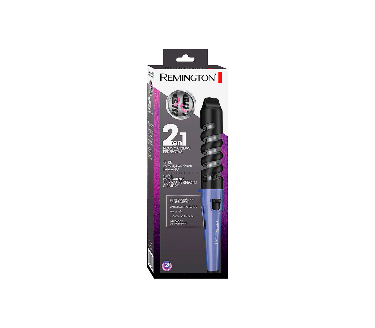 Rizador 2 en 1 morado Remington