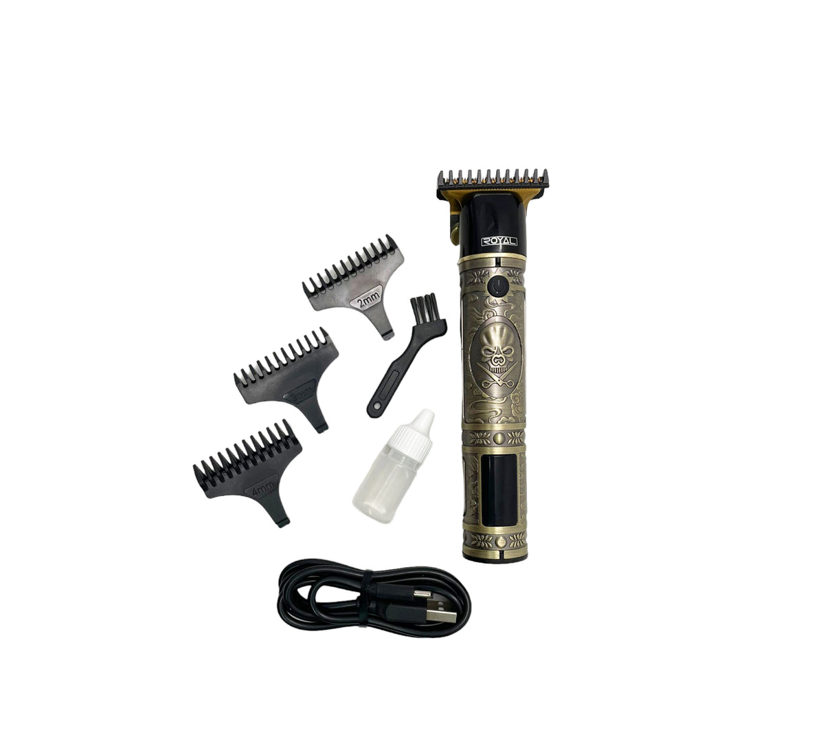 Trimmer inalámbrica negro/dorado Royal