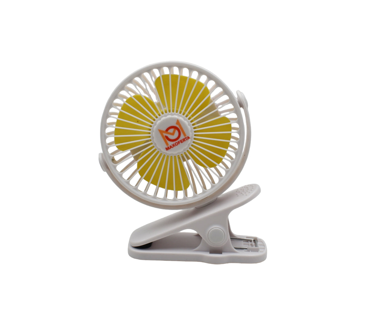 Ventilador de pinza blanco Mo Import