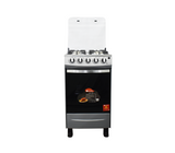 Cocina a gas 20" de piso 4 hornillas horno gris Sj-20G4H Sj Electronics