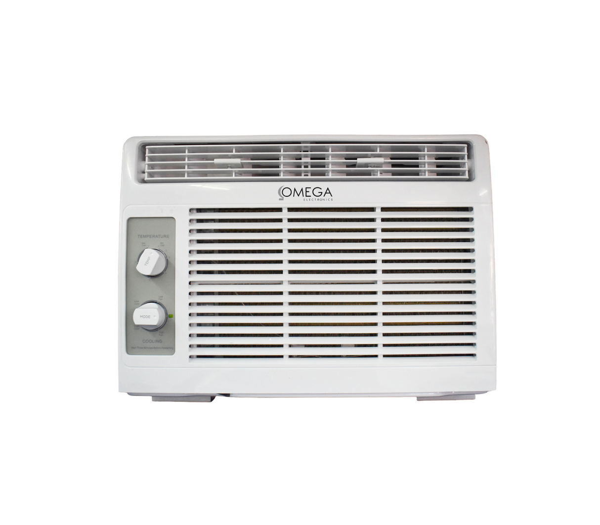 Aire acondicionado de ventana 6000 BTU manual 110V Blanco Omega Electronics