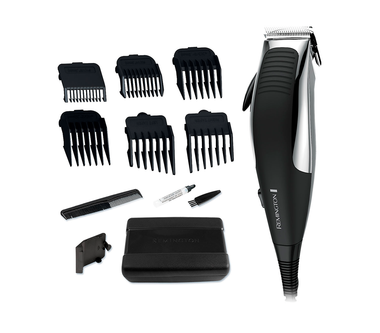 Kit de Corte Afeitadora 12 Piezas Negra REMINGTON