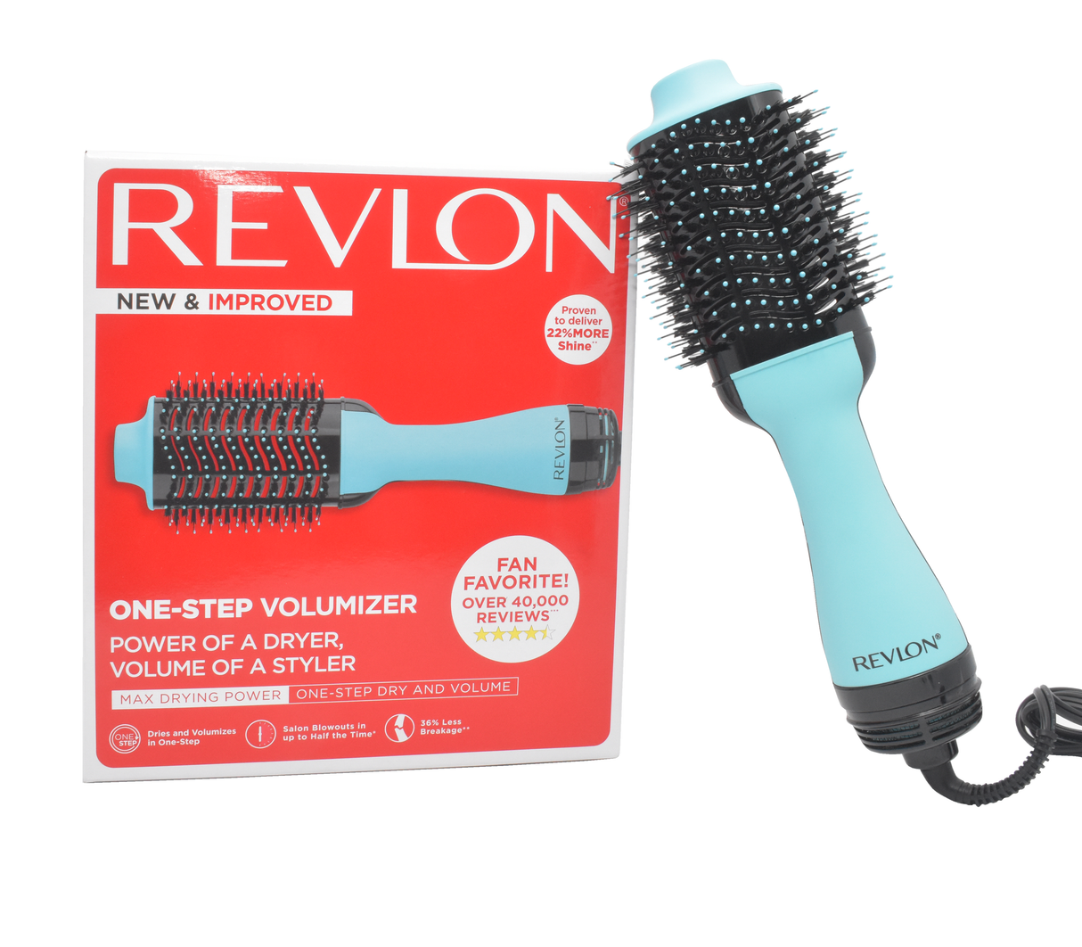 Cepillo Secador Revlon New & Improved