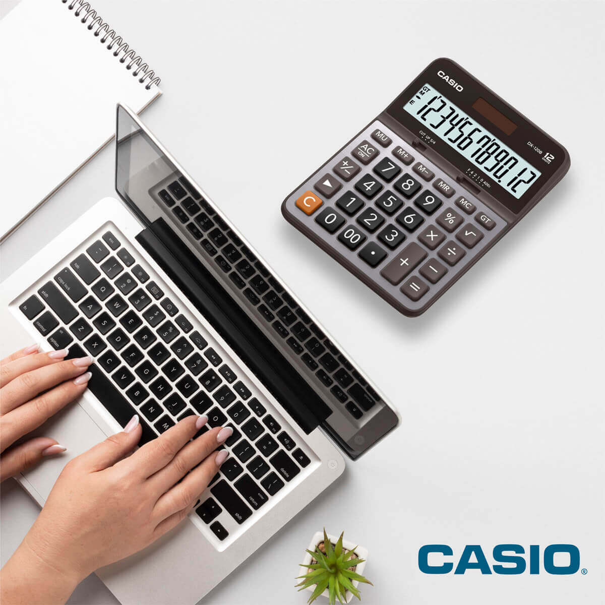 Calculadora de mesa DX-120B Casio